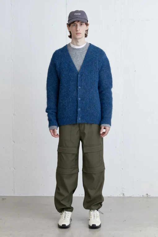 MOHAIR BUTTON UP CARDIGAN