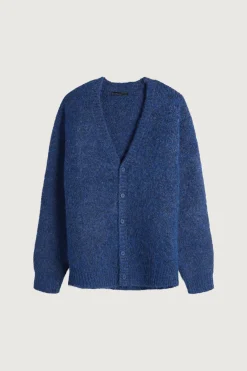 MOHAIR BUTTON UP CARDIGAN