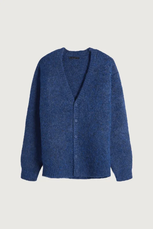 MOHAIR BUTTON UP CARDIGAN