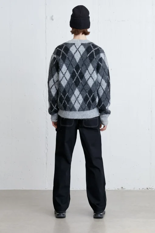 MOHAIR BUTTON UP CARDIGAN