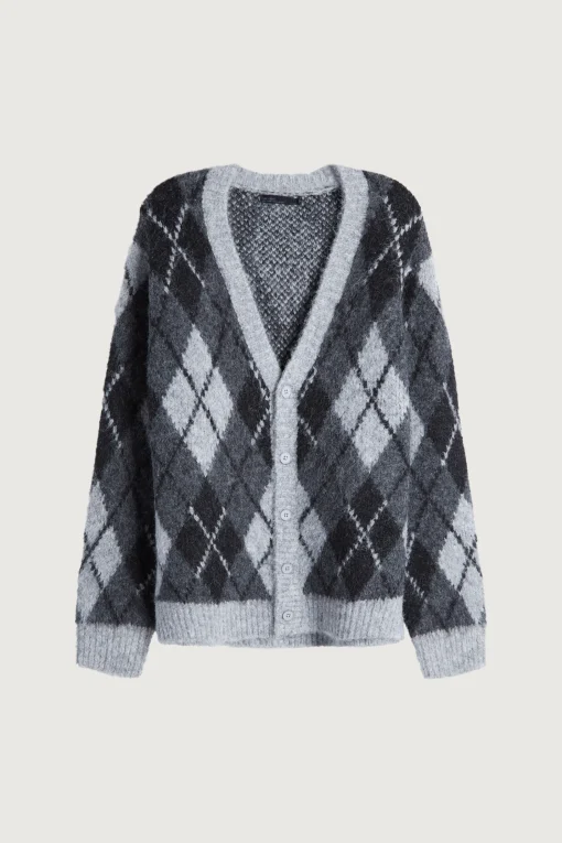 MOHAIR BUTTON UP CARDIGAN