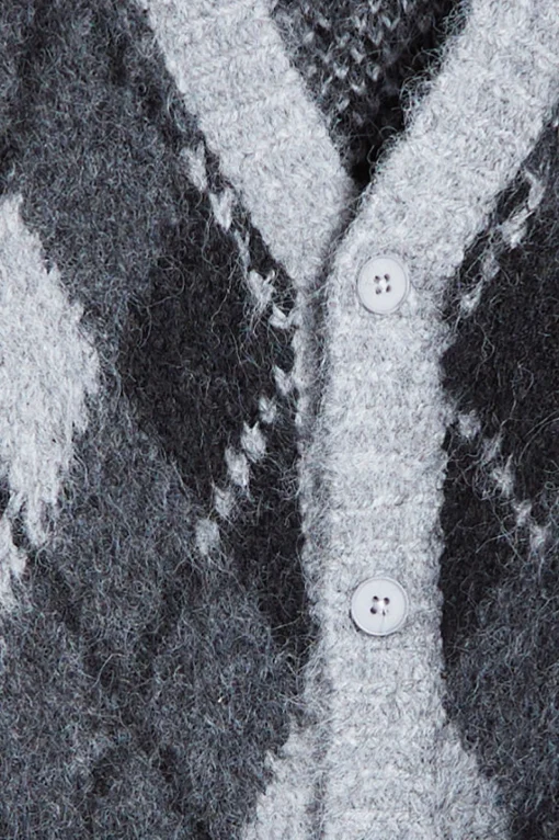 MOHAIR BUTTON UP CARDIGAN