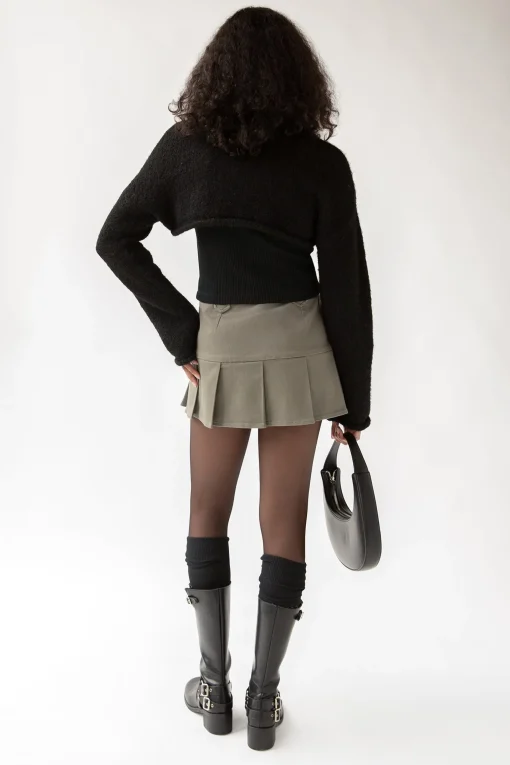 MOHAIR WOOL-BLEND BOLERO