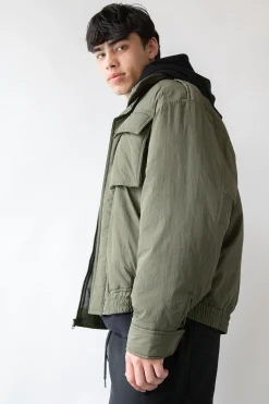 NYLON BOMBER JACKET