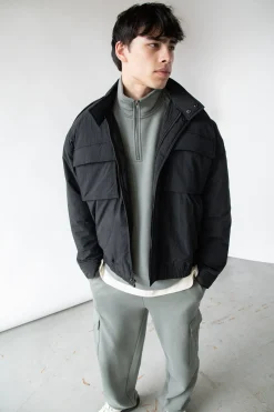 NYLON BOMBER JACKET