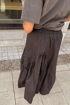 NYLON MAXI SKIRT