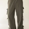 NYLON PANTS WITH BOWS