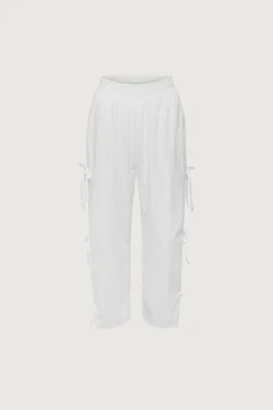 NYLON PANTS WITH BOWS
