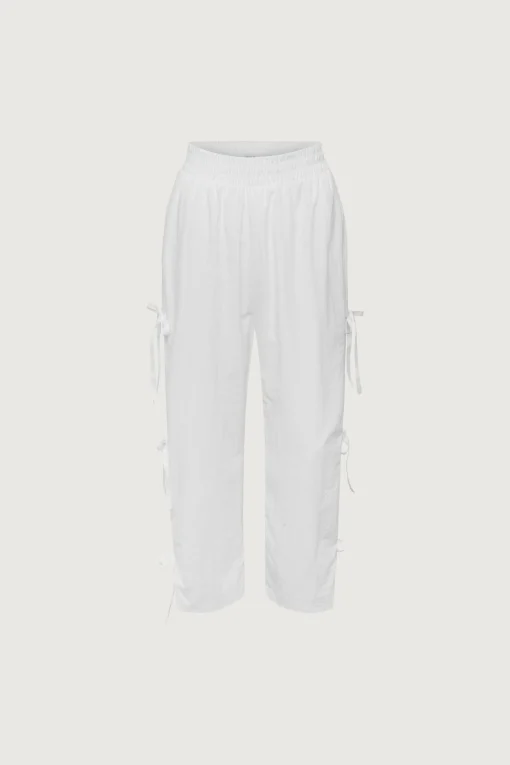 NYLON PANTS WITH BOWS