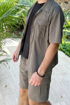 NYLON SHORT SLEEVE SHIRT