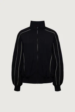 NYLON TRACK ZIP-UP JACKET