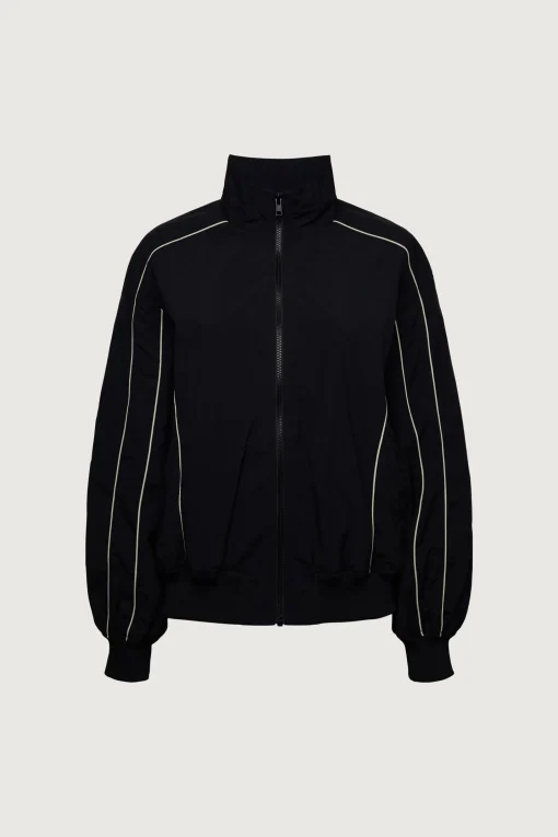 NYLON TRACK ZIP-UP JACKET