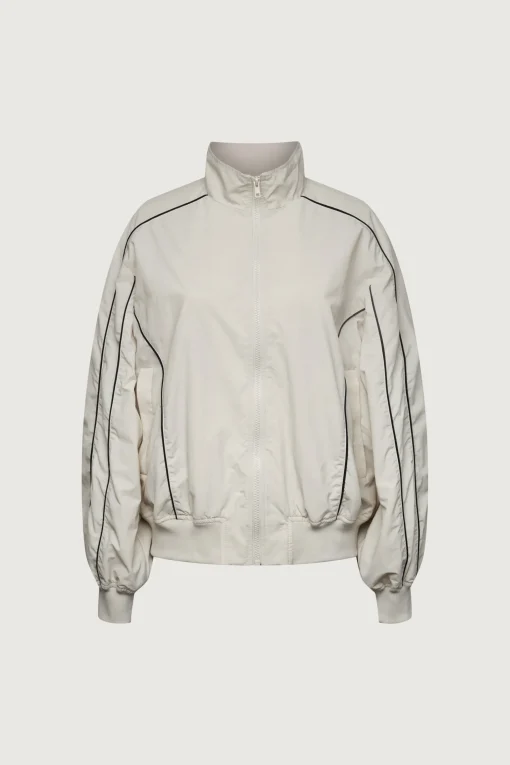 NYLON TRACK ZIP-UP JACKET