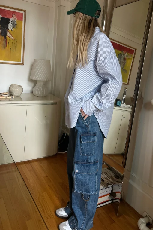 OAK 02 RELAXED FIT STRAIGHT LEG CARGO JEAN
