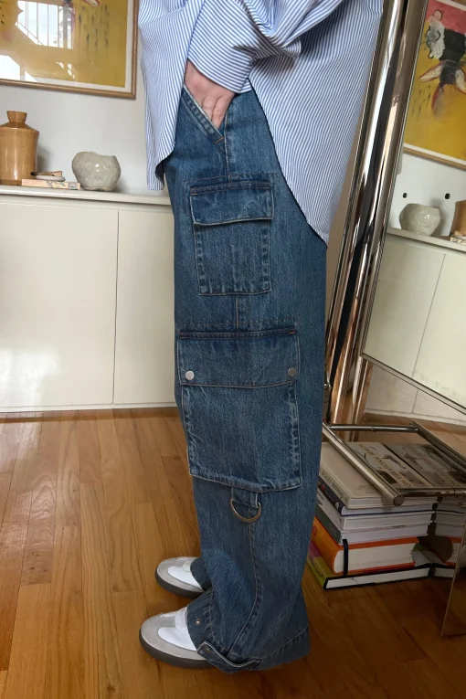 OAK 02 RELAXED FIT STRAIGHT LEG CARGO JEAN