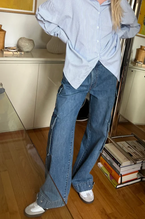 OAK 02 RELAXED FIT STRAIGHT LEG CARGO JEAN