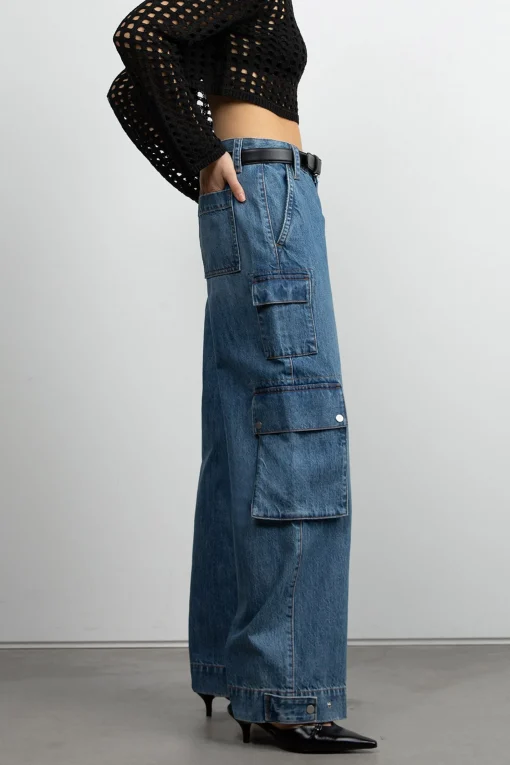OAK 02 RELAXED FIT STRAIGHT LEG CARGO JEAN