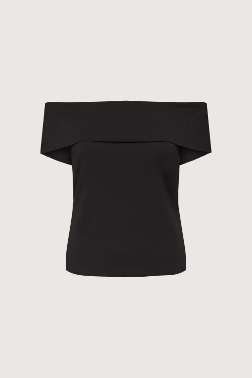 OFF SHOULDER KNIT TOP