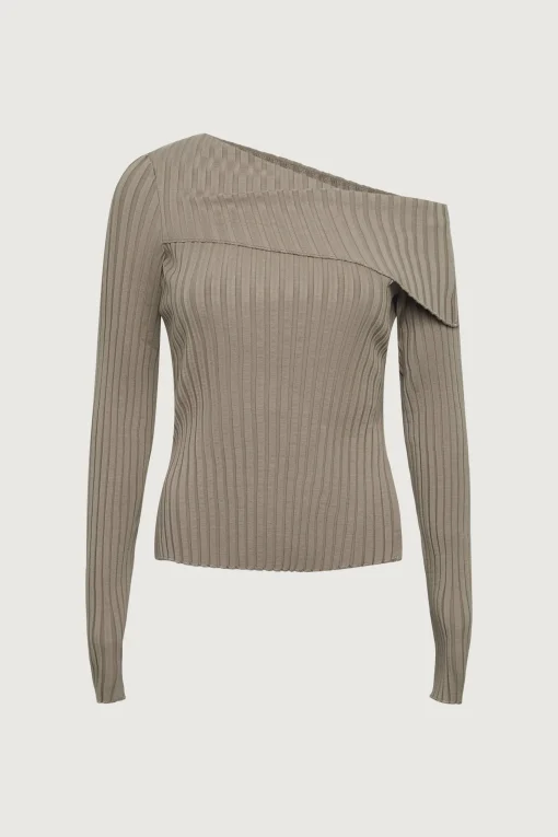 OFF THE SHOULDER LONG SLEEVE TOP