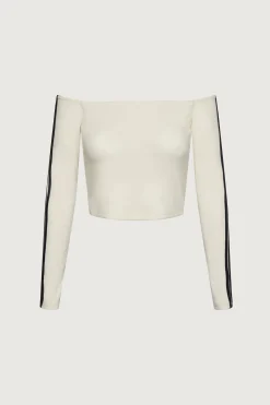 OFF THE SHOULDER TOP WITH SIDE DETAIL
