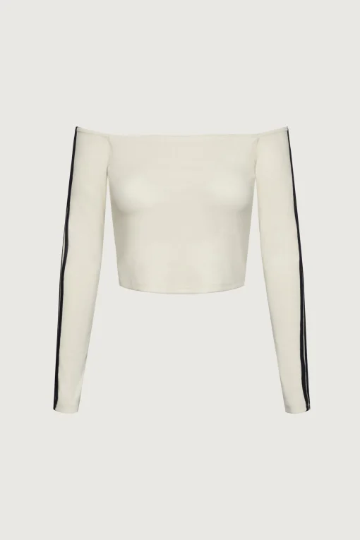 OFF THE SHOULDER TOP WITH SIDE DETAIL