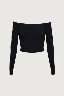 OFF THE SHOULDER TOP WITH SIDE DETAIL