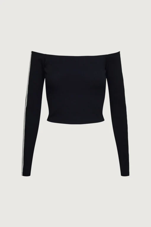 OFF THE SHOULDER TOP WITH SIDE DETAIL