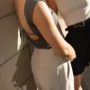 OPEN BACK KNIT TOP