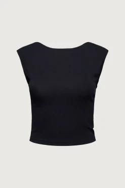 OPEN BACK KNIT TOP