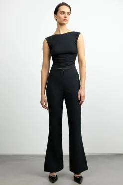 OPEN BACK KNIT TOP
