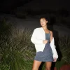 OPEN BACK MINI DRESS