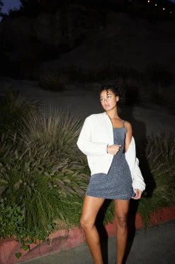OPEN BACK MINI DRESS