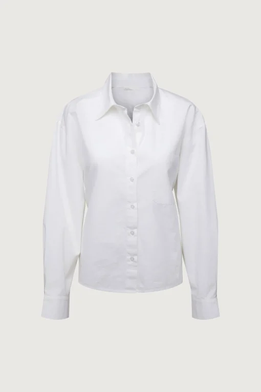 OPEN BACK SHIRT WITH TIES