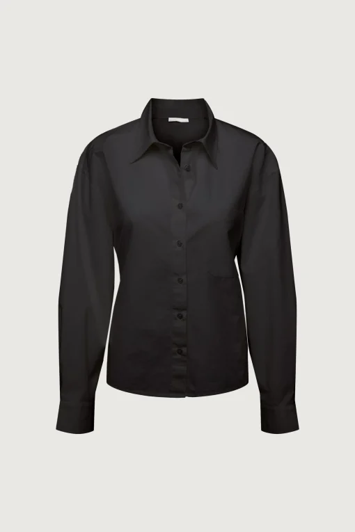 OPEN BACK SHIRT WITH TIES