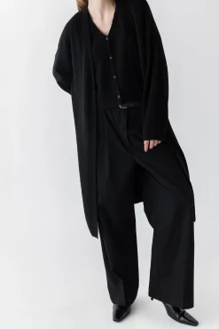 OPEN FRONT CARDIGAN