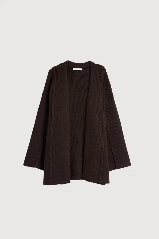 OPEN FRONT CARDIGAN