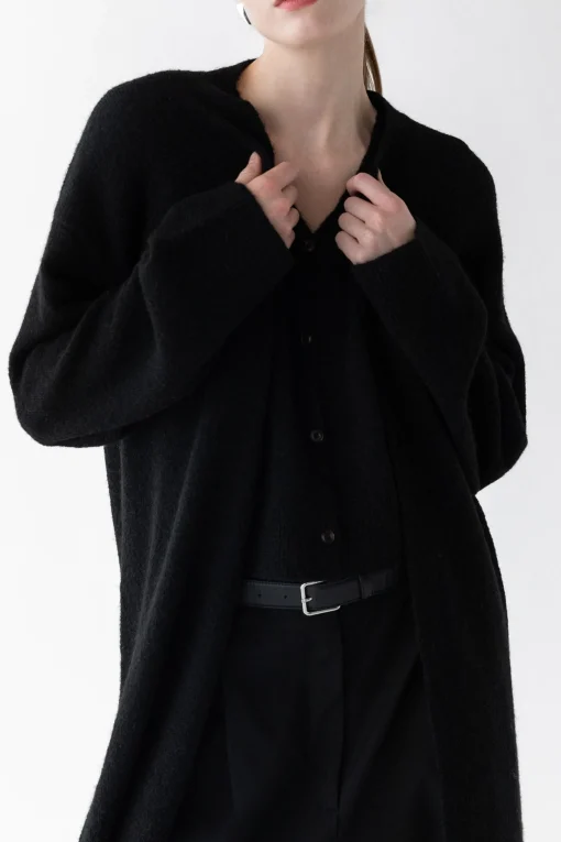 OPEN FRONT CARDIGAN