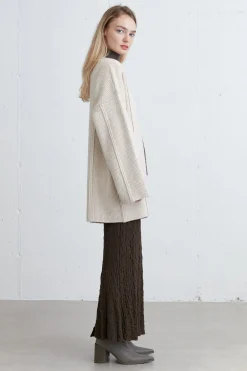 OPEN FRONT CARDIGAN