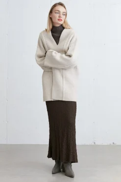 OPEN FRONT CARDIGAN