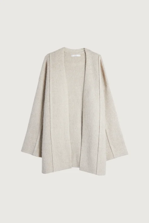 OPEN FRONT CARDIGAN