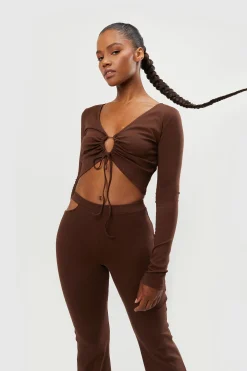 OPEN FRONT TOP WITH TIES