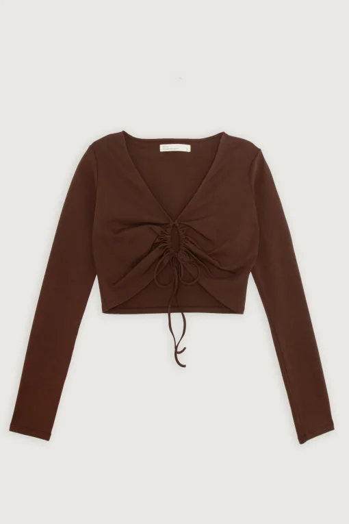 OPEN FRONT TOP WITH TIES