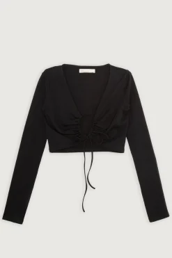 OPEN FRONT TOP WITH TIES