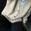 OVERSIZED BUTTON FRONT CARDIGAN