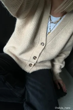 OVERSIZED BUTTON FRONT CARDIGAN