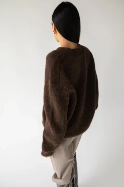OVERSIZED BUTTON FRONT CARDIGAN