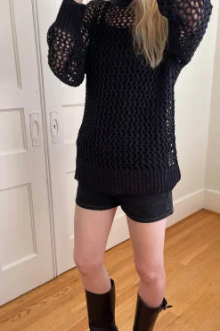 OVERSIZED CROCHET SWEATER