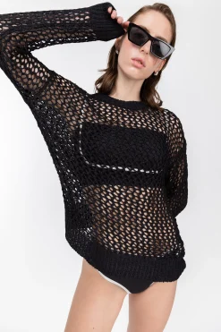 OVERSIZED CROCHET SWEATER