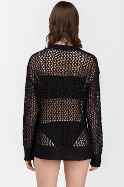 OVERSIZED CROCHET SWEATER