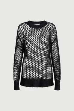 OVERSIZED CROCHET SWEATER